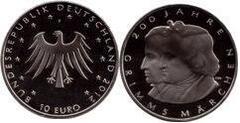 10 euro (Hermanos Grimm) from Germany-Federal Rep.