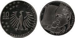 10 euro (Gerhart Hauptmann) from Germany-Federal Rep.