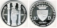 10 diners (50 Aniversario del Consejo de Europa) from Andorra