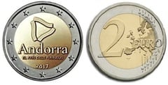 2 euro (Andorra, the Pyrenees Country) from Andorra