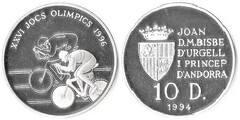 10 diners (XXVI Summer Olympic Games, Atlanta 1996-Cycling) from Andorra