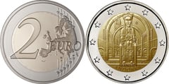 2 euro (Our Lady of Meritxell) from Andorra