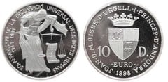 10 diners (50 Aniversario de la Declaración Universal de los Derechos Humanos) from Andorra
