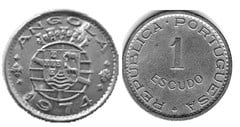 1 escudo from Angola