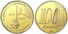 100 kwanzas  (40th Anniversary of Independence) from Angola