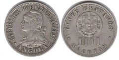 20 centavos (4 macutas) from Angola