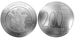 200 kwanzas (Paz y Reconciliación Nacional) from Angola