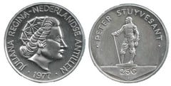25 gulden (Peter Stuyvesant) from Netherlands Antilles