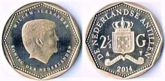 2 1/2 gulden from Netherlands Antilles