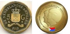 5 gulden (St. Martin) from Netherlands Antilles