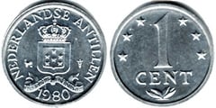 1 cent from Netherlands Antilles