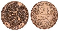 2 1/2 cent from Netherlands Antilles
