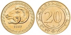 20 centimes (FAO-An increase in animal resources) from Algeria