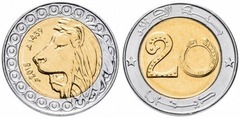 20 dinares from Algeria