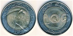 100 dinares from Algeria