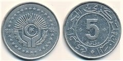 5 dinares (30th Anniversary of the Revolution) from Algeria
