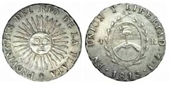 4 reales from Argentina-Provinces