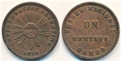 1 centavo from Argentina-Provinces