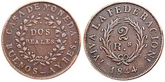 2 reales from Argentina-Provinces