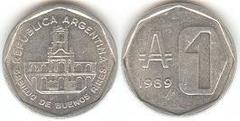 1 austral from Argentina