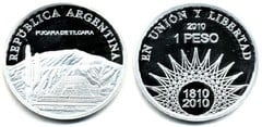 25 pesos (Bicentenario de la Revolución de Mayo) from Argentina