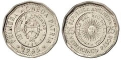 25 pesos (Conmemorativa de la Primera Moneda Patria) from Argentina