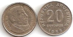 20 centavos from Argentina