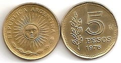 5 pesos from Argentina