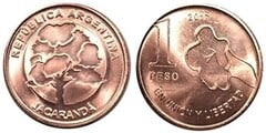 1 peso (Jacarandá) from Argentina