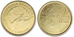 2 pesos (Palo borracho) from Argentina