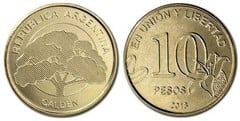 10 pesos (Caldén) from Argentina