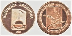 5 pesos (Centenario de Comodoro Rivadavia) from Argentina