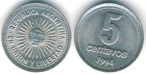 Photo of 5 centavos