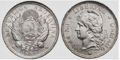 1 peso (1 patacon) from Argentina