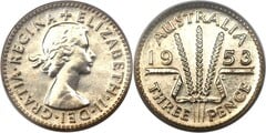 3 pence (Elizabeth II) from Australia