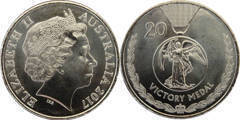 20 cents (Leyendas de ANZAC - Medalla de la Victoria) from Australia