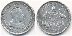 6 pence (Edward VII) from Australia