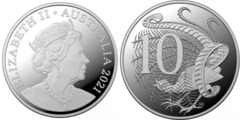 10 cents (Elizabeth II - 6 portrait) from Australia