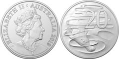 20 cents (Elizabeth II - 6 portrait) from Australia