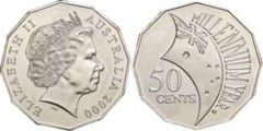 50 cents (Millennium Year) from Australia