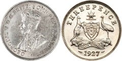 3 pence (George V) from Australia