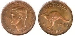 1 penny (George VI) from Australia