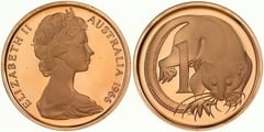 1 cent (Elizabeth II) from Australia