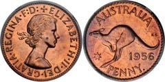 1 penny (Elizabeth II) from Australia