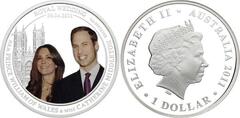 1 dollar (William and Catherine's Royal Wedding) from Australia