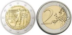 2 euro (200th Anniversary of the National Bank) from Austria