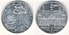 10 euro (Johannes Kepler-Palacio de Eggenberg) from Austria