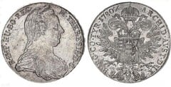 1 thaler (Maria Theresa of Habsburg) from Austria