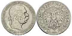 5 korona (Franz Joseph I) from Austria