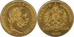 4 florin-10 francs (Franz Joseph I) from Austria